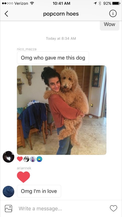 When Teresa called me