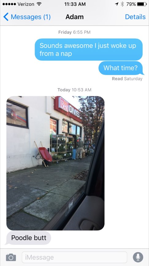 When Teresa called me