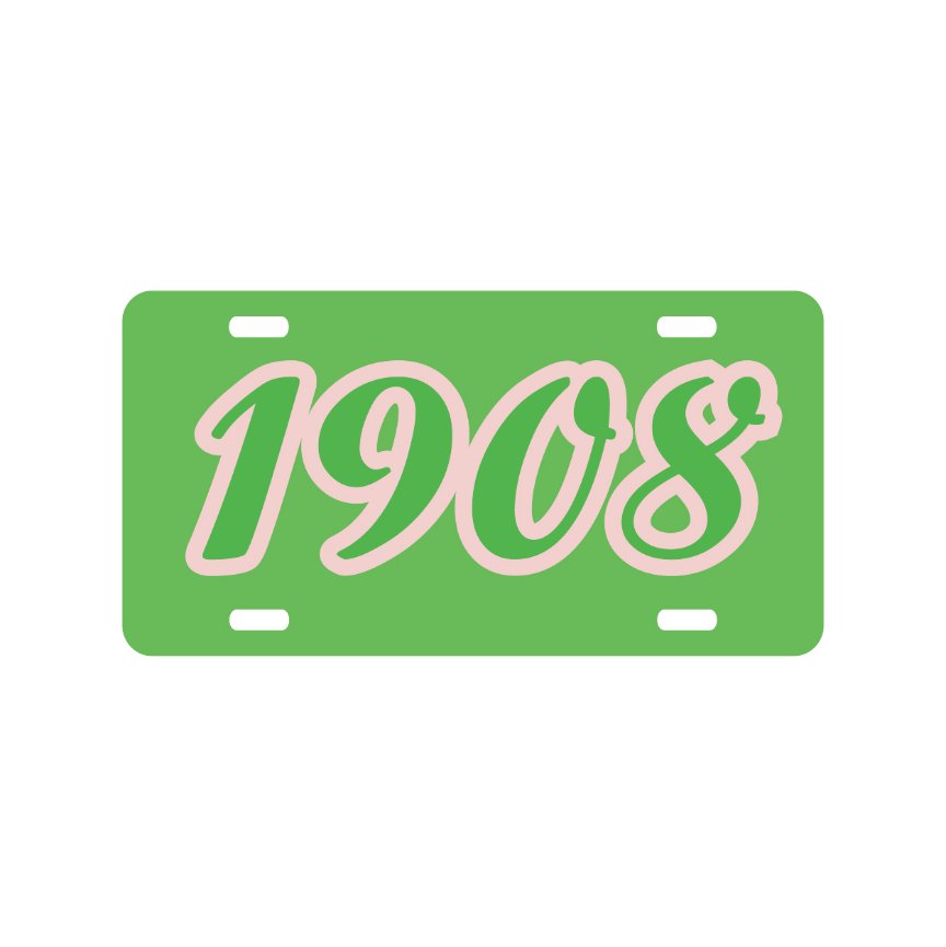 AKA License Plate 1908 (Green)
