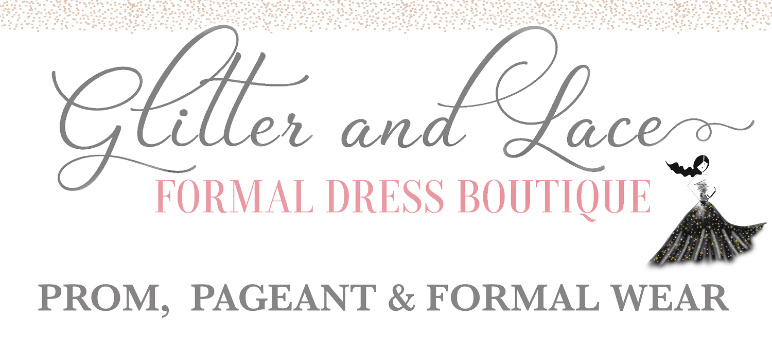 glitter and lace formal dress boutique