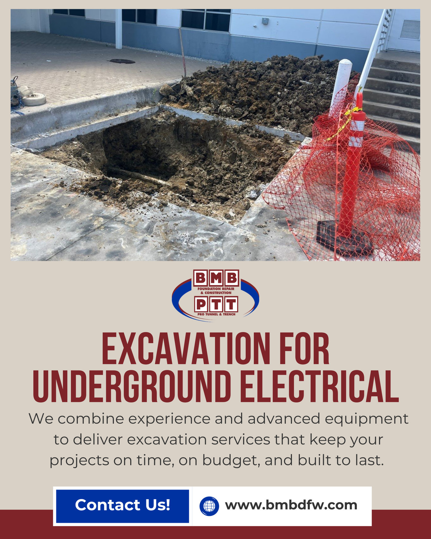 Texas Excavation for Utility Services | BMB Construction
