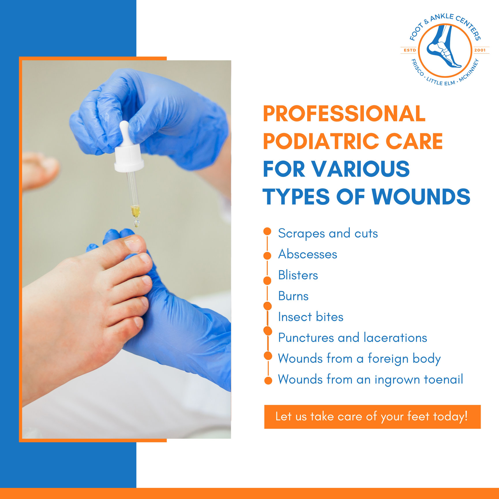 Professional Podiatric Care For Various Types Of Wounds In Frisco ...