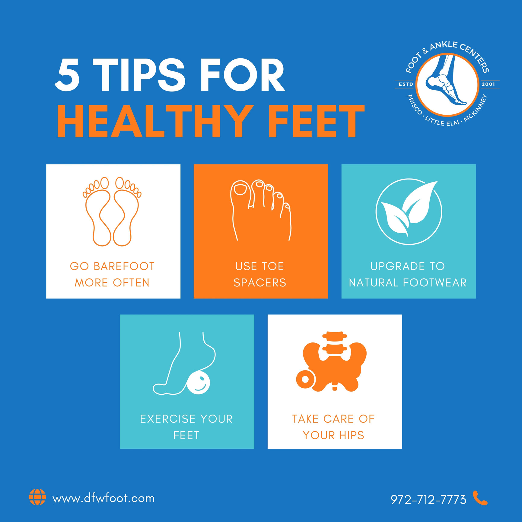 5 tips for healthy feet in Frisco, Little Elm, and McKinney - Foot ...