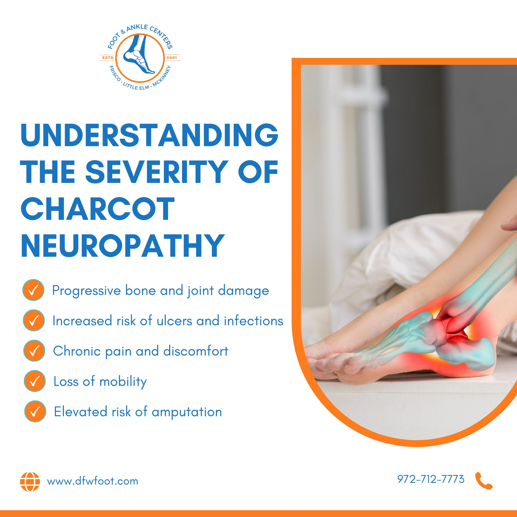 Understanding Charcot Neuropathy Severity at Our Centers