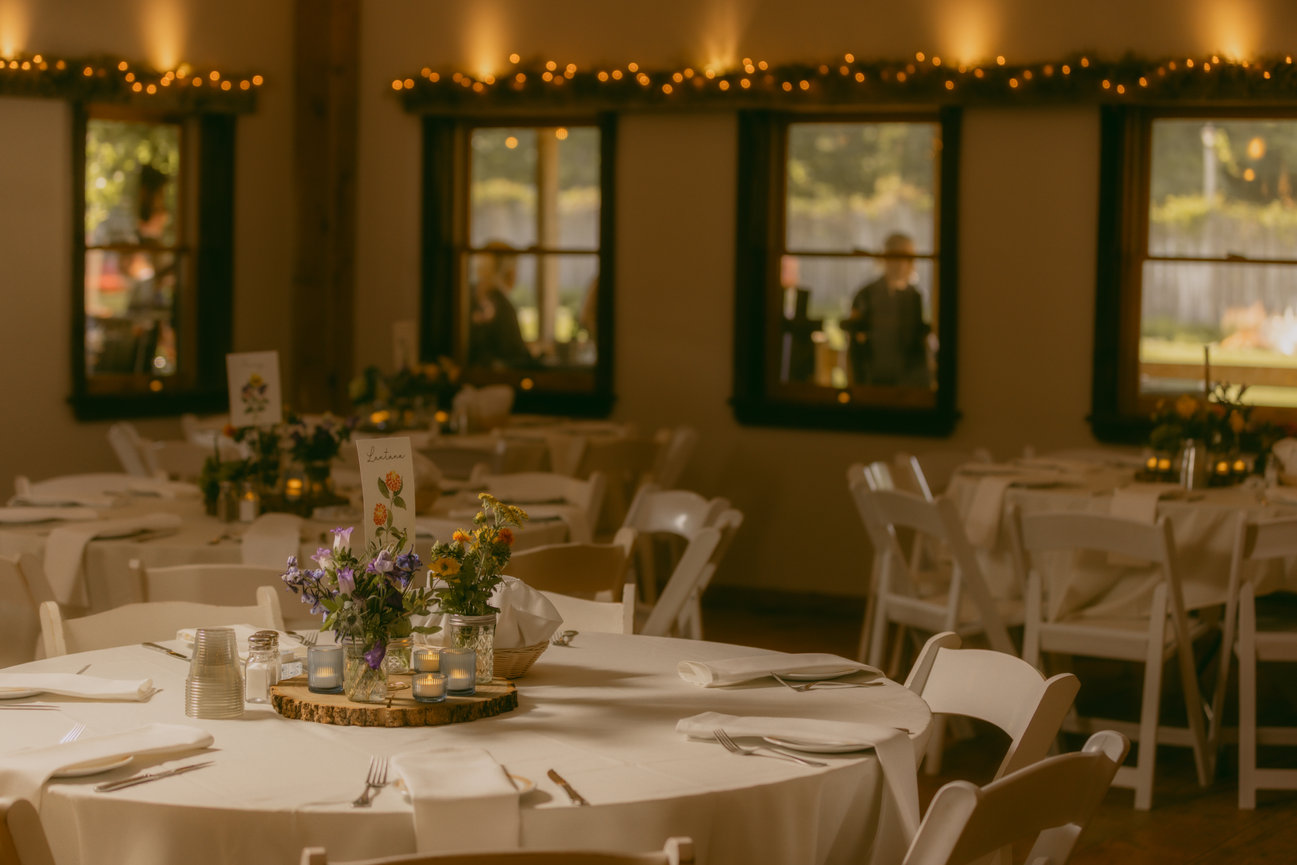 Elegant event space at Wood Acres Farm in Connecticut.